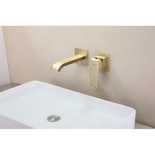 Встраиваемый смеситель для раковины Raglo R02.11.03 золотой сатин